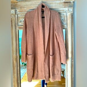 Eileen Fisher Dusty Rose Long Cardigan